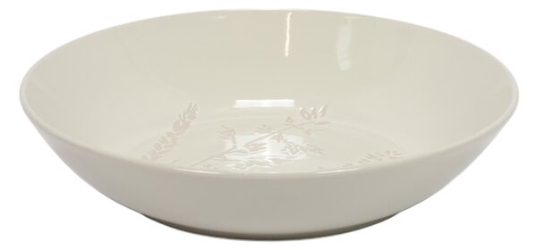 Talerz głęboki do zupy ELSA, kamionka, wzór polnych kwiatów, Ø 21 cm