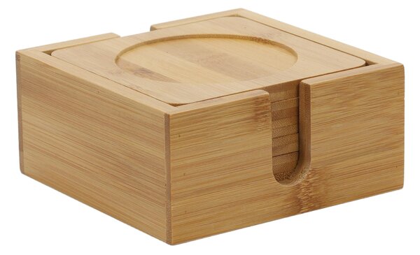 Bambusowe podstawki pod kubki, 6 sztuk, Kesper