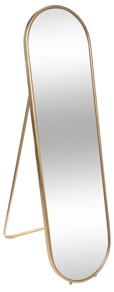 Duże lustro stojące złota rama EDI, 43,5 x 160 cm