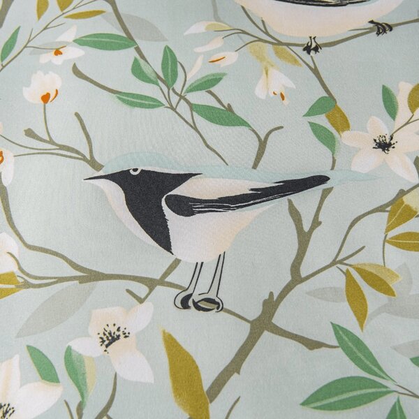 Poszewka na poduszkę z mikrofibry FLORIBIRD 50x70 cm, zielona