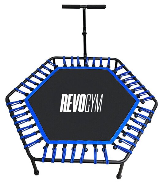 Trampolina fitness VELACO TRAMP-FITNESS-130 Czarno-niebieski