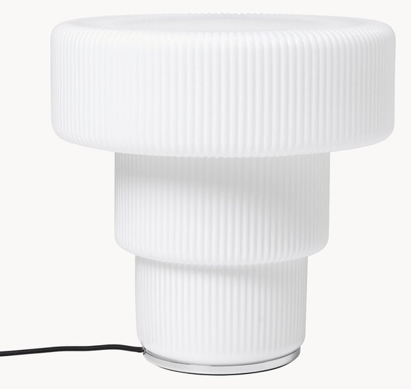 Lampa stołowa LED ze szkła dmuchanego Ripple