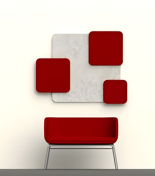 Panel akustyczny ścienny Silence Square 35×35 cm, panel wygłuszający, panel akustyczny kwadratowy, mały