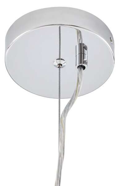 Lampa wisząca Christo Lucande, możliwość ściemniania, biały / opal, salon / jadalnia, szkło, design