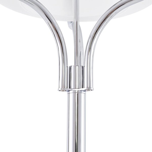 Lampa stojąca Christo Lucande, chromowy / srebrny, salon / jadalnia, metal, design