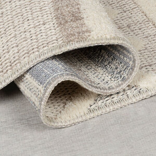 Szarobeżowy dywan odpowiedni do prania 116x170 cm Everette – Flair Rugs