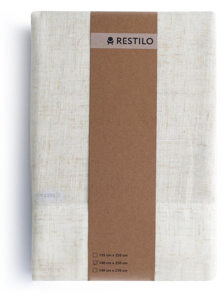 Zasłona w kolorze kości słoniowej 140x250 cm Velari – Restilo
