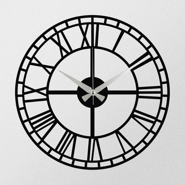 Zegar ścienny Enzoclock - S002 Black, 48 x 48 cm