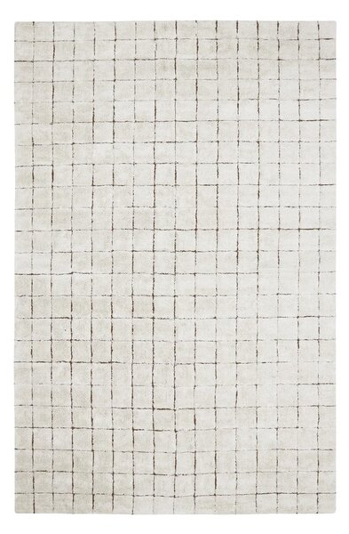 Kremowy bawełniany dywan tkany ręcznie odpowiedni do prania 200x300 cm Mosaic – Lorena Canals