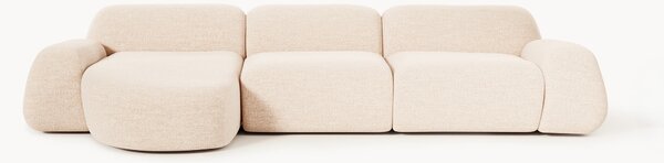 Narożna sofa modułowa Bouclé Wolke (4-osobowa)