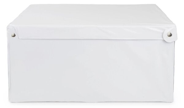 Compactor Pudełko do przechowywania składane z pokrywą SMART, 50 x 40 x 25 cm, biały, S