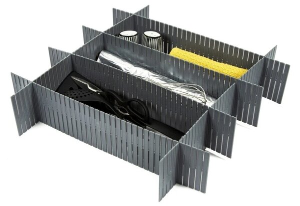 Compactor Organizer do szuflady Free, szary