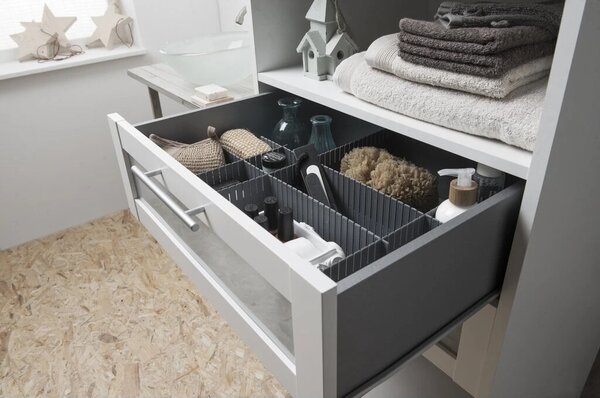 Compactor Organizer do szuflady Free, szary