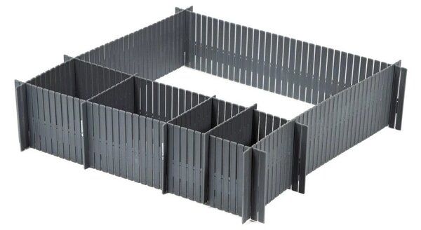 Compactor Organizer do szuflady Free, szary
