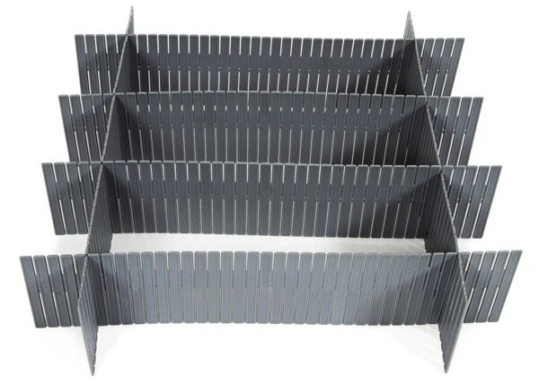 Compactor Organizer do szuflady Free, szary