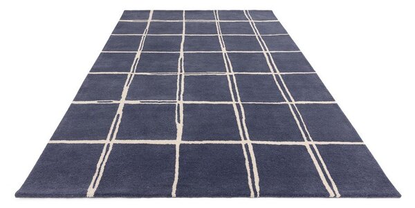Niebieski wełniany dywan tkany ręcznie 160x230 cm – Asiatic Carpets
