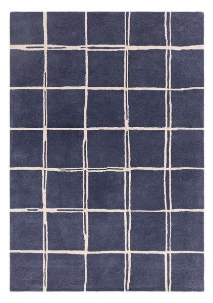 Niebieski wełniany dywan tkany ręcznie 160x230 cm – Asiatic Carpets