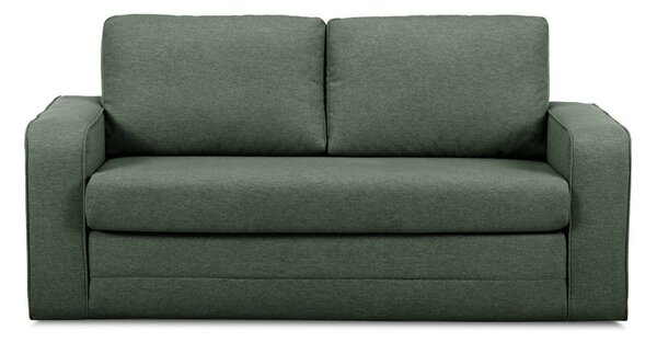 Zielona rozkładana sofa 160 cm Come – Bobochic Paris