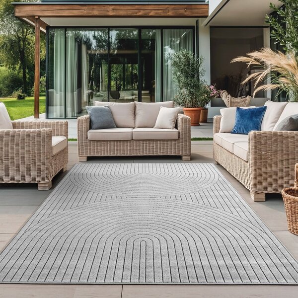 Szary dywan odpowiedni na zewnątrz 80x150 cm Nova 1201 – Ayyildiz Carpets