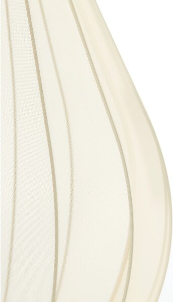 Beżowa lampa wisząca z tekstylnym kloszem ø 38 cm Itela – Light & Living