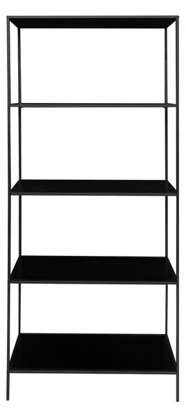 Czarny metalowy regał 80x170x36 cm Vita – House Nordic