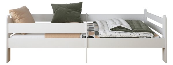 Łóżko dziecięce 200x90 LUNO - Białe