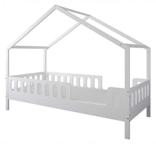 Łóżko dziecięce MINI HOME 160x80 - Białe