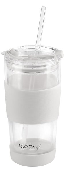 Biały kubek termiczny 600 ml Fuori – Vialli Design