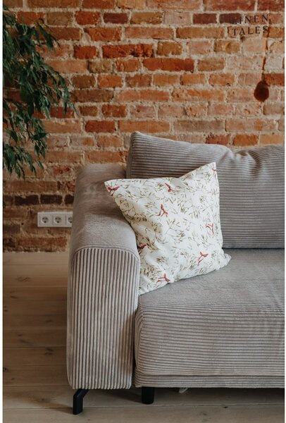 Poszewka na poduszkę ze świątecznym motywem 40x40 cm – Linen Tales