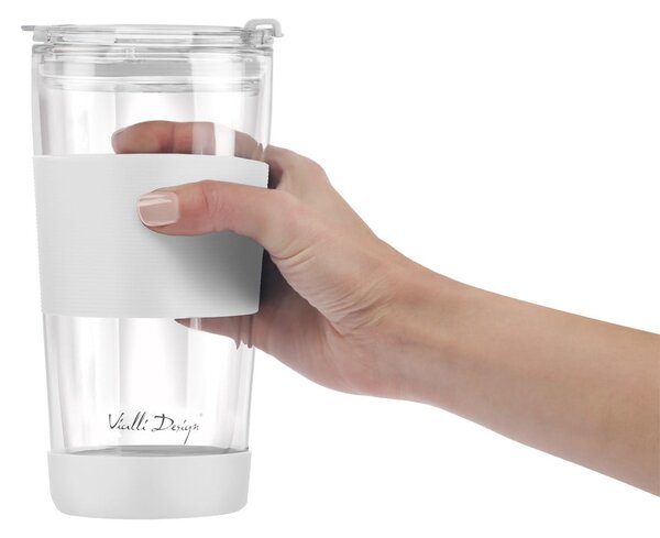 Biały kubek termiczny 600 ml Fuori – Vialli Design
