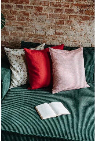 Poszewka na poduszkę ze świątecznym motywem 40x60 cm – Linen Tales