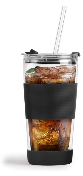 Czarny kubek termiczny 600 ml Fuori – Vialli Design