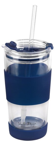 Niebieski kubek termiczny 600 ml Fuori – Vialli Design