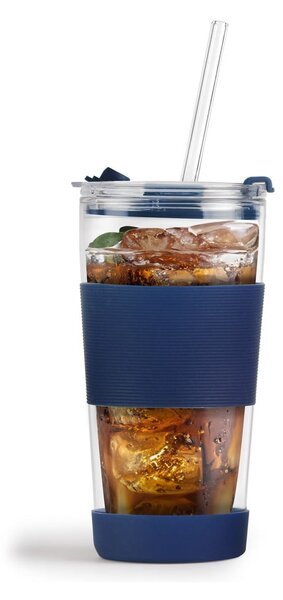 Niebieski kubek termiczny 600 ml Fuori – Vialli Design