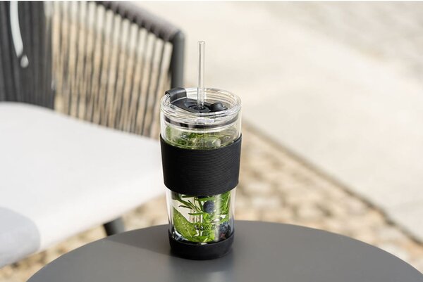 Czarny kubek termiczny 600 ml Fuori – Vialli Design