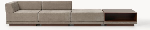 Sofa modułowa ze stolikiem kawowym i pufem Colin (4-osobowa)