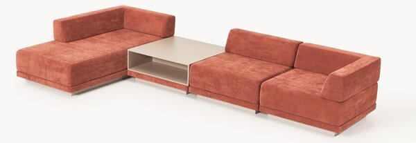 Narożna sofa modułowa ze stolikiem kawowym Colin (4-osobowa)