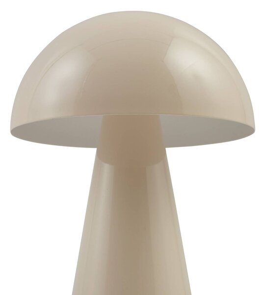 Lampa stołowa LED Nevijo Lindby, możliwość ściemniania, kremowy / amber, salon / jadalnia, metal, nowoczesny