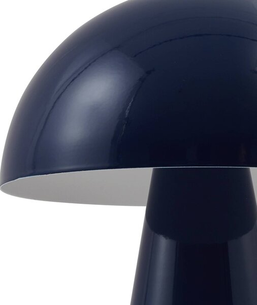 Lampa stołowa LED Nevijo Lindby, możliwość ściemniania, niebieski, salon / jadalnia, metal, nowoczesny