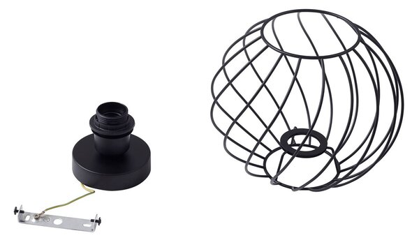 Lampa sufitowa Danika Lindby, możliwość ściemniania, czarny, salon / jadalnia, metal, nowoczesny