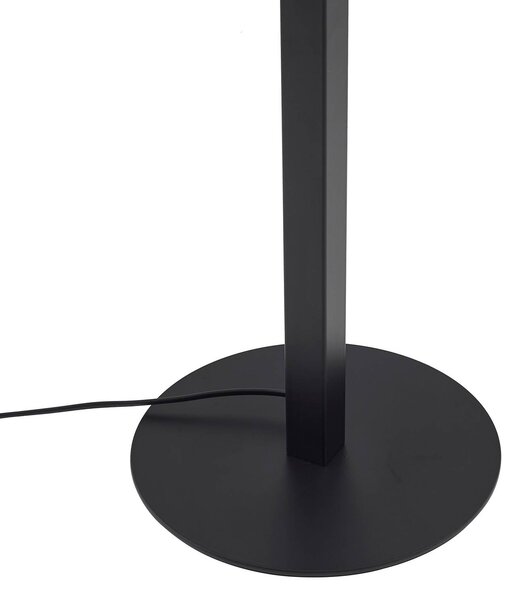 Lampa stojąca LED Ilian Lucande, możliwość ściemniania, czarny, salon / jadalnia, metal, nowoczesny