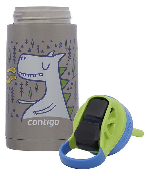 Contigo Dziecięca butelka termiczna Easy Clean 380 ml Matcha Dragon