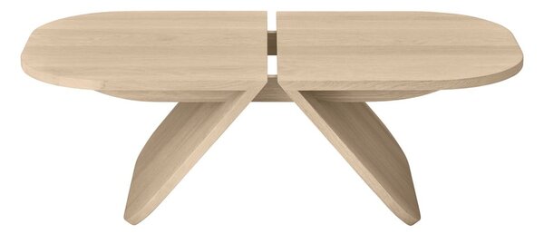 Stolik z litego drewna dębowego w naturalnym kolorze 54x100 cm Avio – Blomus