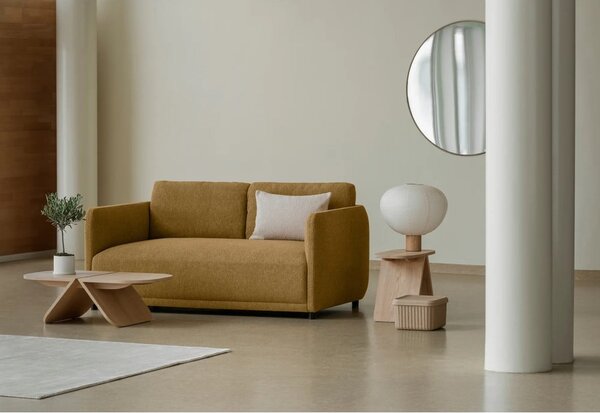 Stolik z litego drewna dębowego w naturalnym kolorze 54x100 cm Avio – Blomus