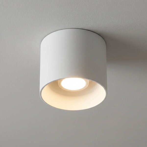 Wever & Ducré Lighting Lampa sufitowa Ray, możliwość ściemniania, biały / opal, salon / jadalnia, aluminium, nowoczesny