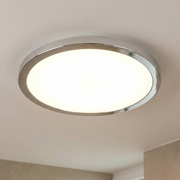 LIGHTME Lampa sufitowa Aqua, chromowy / srebrny, łazienka, aluminium, nowoczesny