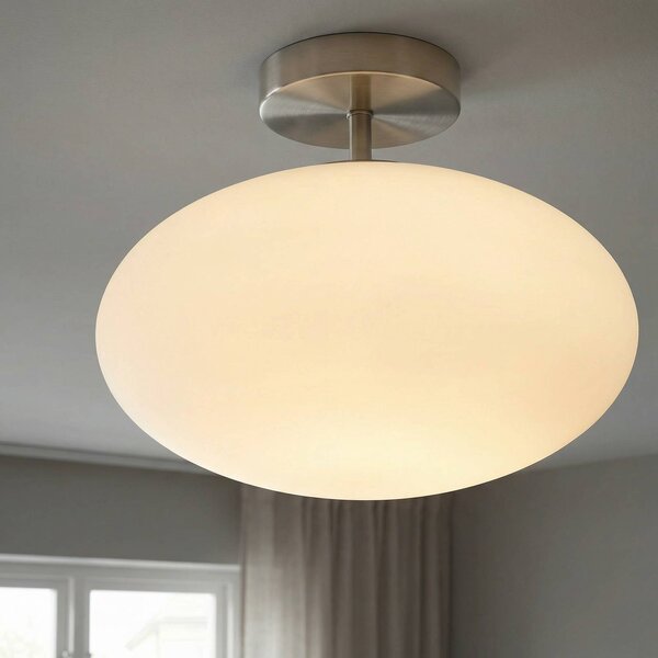 Lampa sufitowa Sonika Lindby, możliwość ściemniania, aluminiowy / szary / cynkowy, salon / jadalnia