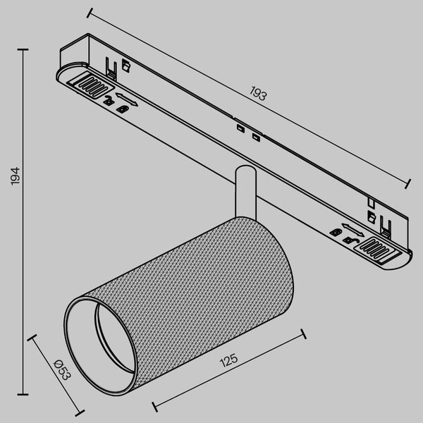 EXILITY ARTISAN LED 12W 3000K 36st spot złoty do szyn magnetycznych