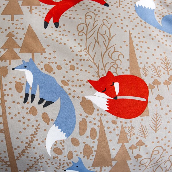 Pościel z mikrofibry RED FOX brązowa Rozmiar pościeli: 70 x 90 cm | 140 x 200 cm