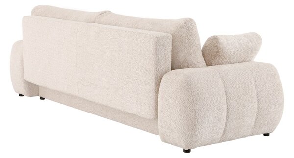 Sofa Bell z funkcją spania i pojemnikiem na pościel, nowoczesna sofa 3-osobowa